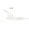 Arwen 60 Inch Porcelain White Outdoor Ceiling Fan