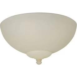 Universal 2 Light Fluorescent Alabaster Fan Bowl Light Kit