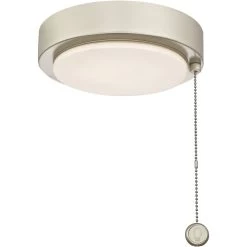 Fitters 1 Light Brushed Nickel Fan Light Kit