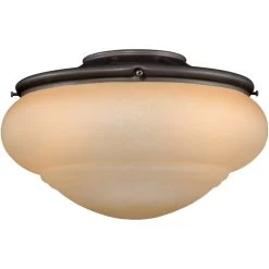 North Avenue 2 Light CFL Noble Bronze Fan Light Kit