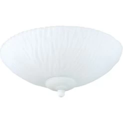 Elegance LED Opal Frost Organic Fan Bowl Light Kit, Universal Mount