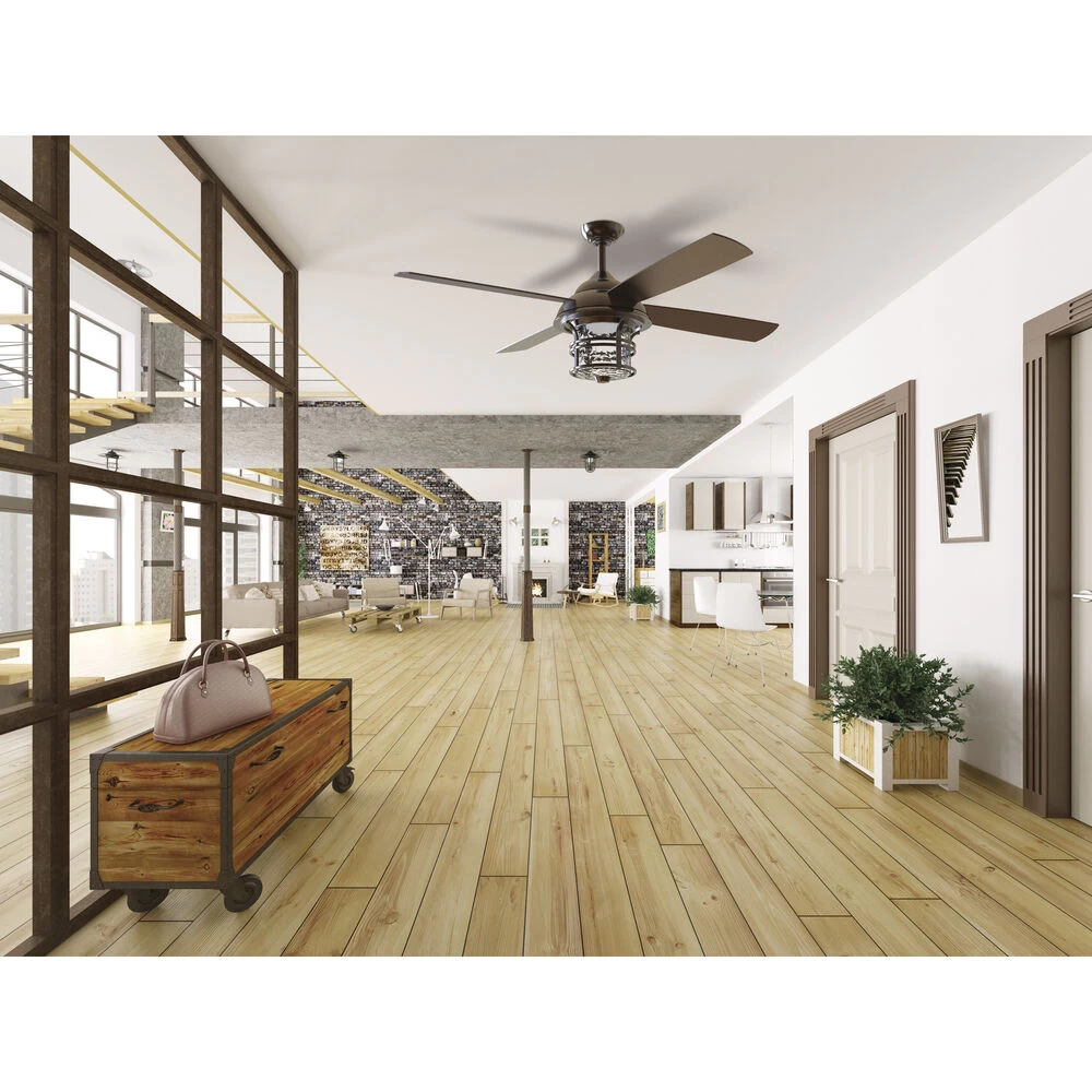 Courtyard 56 Inch Oiled Bronze Indoor/Outdoor Ceiling Fan 4 Courtyard 56 Inch Oiled Bronze Indoor/Outdoor Ceiling Fan - Image 4