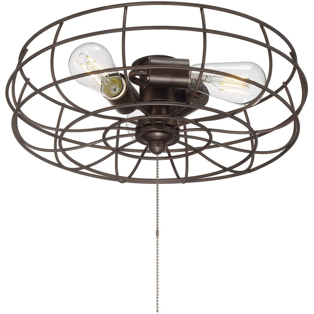 Contemporary LED Oil Rubbed Bronze Ceiling Fan Light Kit 4 Contemporary LED Oil Rubbed Bronze Ceiling Fan Light Kit - Image 4