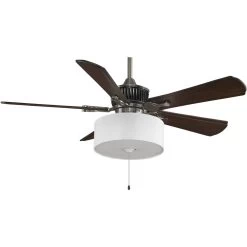 Samuel Walnut 22.12 Inch Set Of 5 Fan Blades -Electric Fan Promotion Store mad3255pw b5310wa lk113wh