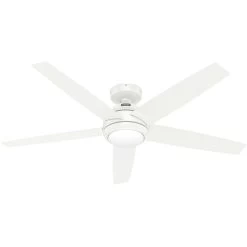 Zayden 52 Inch Fresh White Ceiling Fan