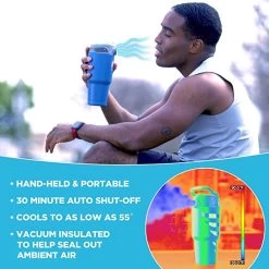 Mission Instant Cooling Fan - Cobalt Blue 8 Mission Instant Cooling Fan - Cobalt Blue -Electric Fan Promotion Store mission instant cooling fan cobalt blue 149