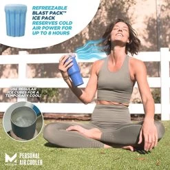 Mission Instant Cooling Fan - Cobalt Blue 10 Mission Instant Cooling Fan - Cobalt Blue -Electric Fan Promotion Store mission instant cooling fan cobalt blue 151