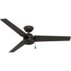 Cassius 52 Inch Premier Bronze With Fire Polished Wood/Premier Bronze Blades Outdoor Ceiling Fan