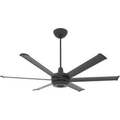 Es6 60 Inch Black Indoor/Outdoor Ceiling Fan