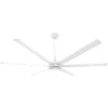 Es6 84 Inch White Indoor/Outdoor Ceiling Fan