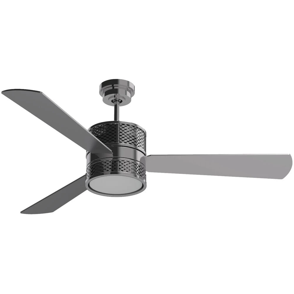 Morrison 52 Inch Brushed Polished Nickel With Brushed Nickel/Flat Black Blades Ceiling Fan 1 Morrison 52 Inch Brushed Polished Nickel With Brushed Nickel/Flat Black Blades Ceiling Fan