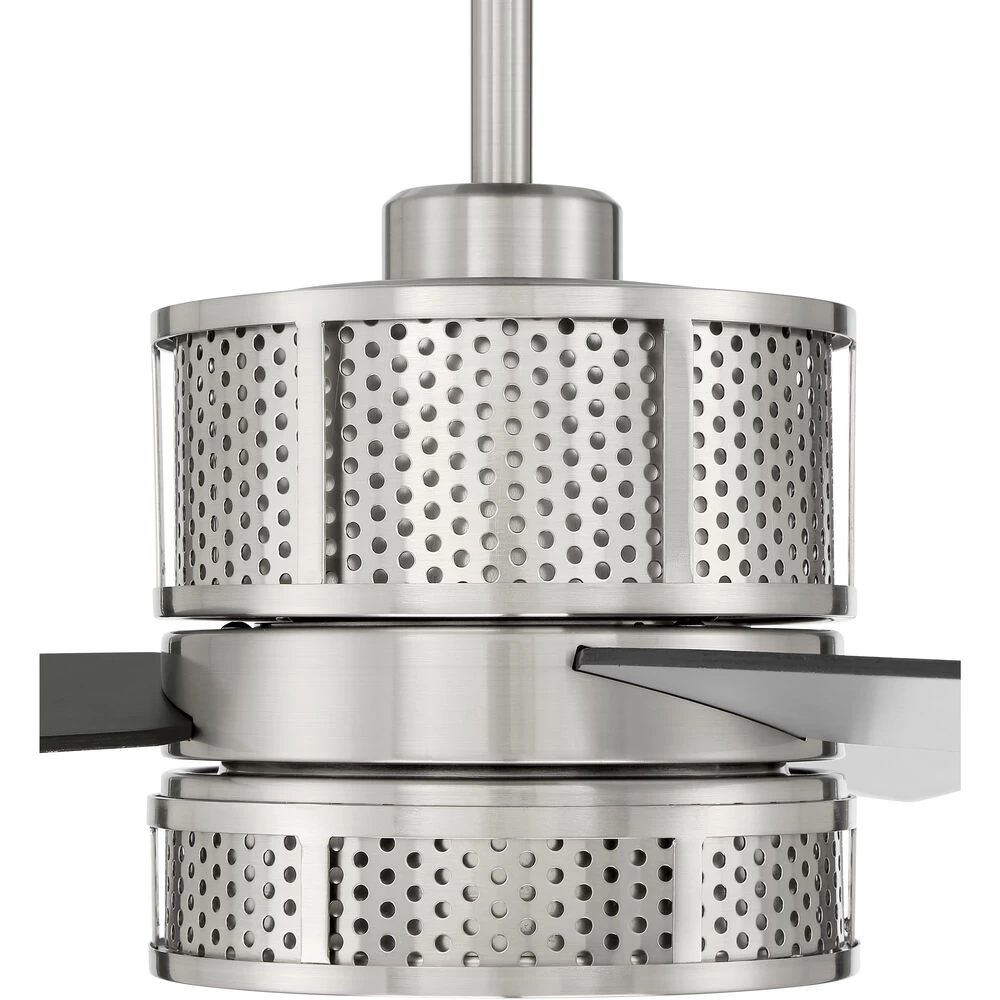 Morrison 52 Inch Brushed Polished Nickel With Brushed Nickel/Flat Black Blades Ceiling Fan 5 Morrison 52 Inch Brushed Polished Nickel With Brushed Nickel/Flat Black Blades Ceiling Fan - Image 5