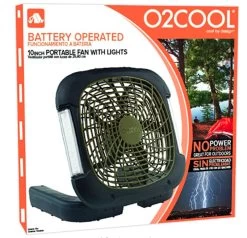 O2 Cool Treva 10-inch Portable Camping Fan With Lights -Electric Fan Promotion Store o2 cool treva 10 inch portable camping fan with lights 29