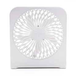 O2 Cool Treva 5 Inch Desk Fan Plus - White