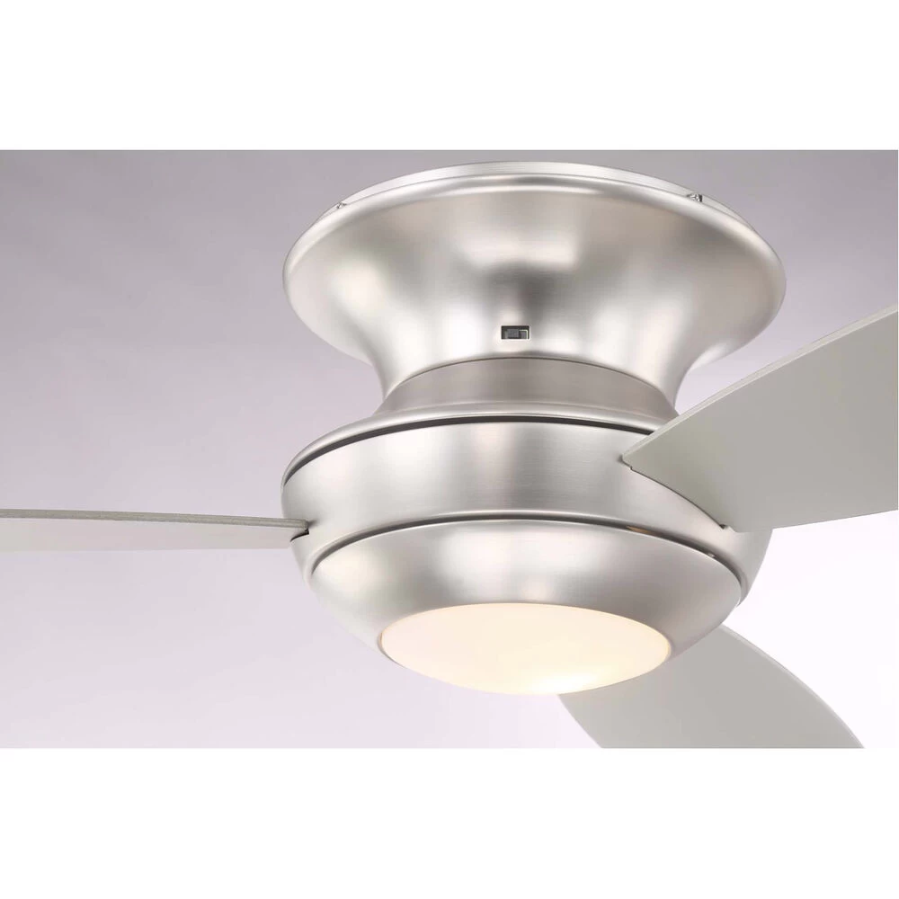 Baird 52 Inch Brushed Nickel With 0 Blades Indoor/Outdoor Ceiling Fan 4 Baird 52 Inch Brushed Nickel With 0 Blades Indoor/Outdoor Ceiling Fan - Image 4