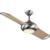 Edisto 54 Inch Antique Nickel With Oatmeal Blades Indoor/Outdoor Ceiling Fan, Progress LED