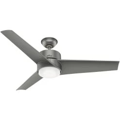 Havoc 54 Inch Matte Silver Outdoor Ceiling Fan