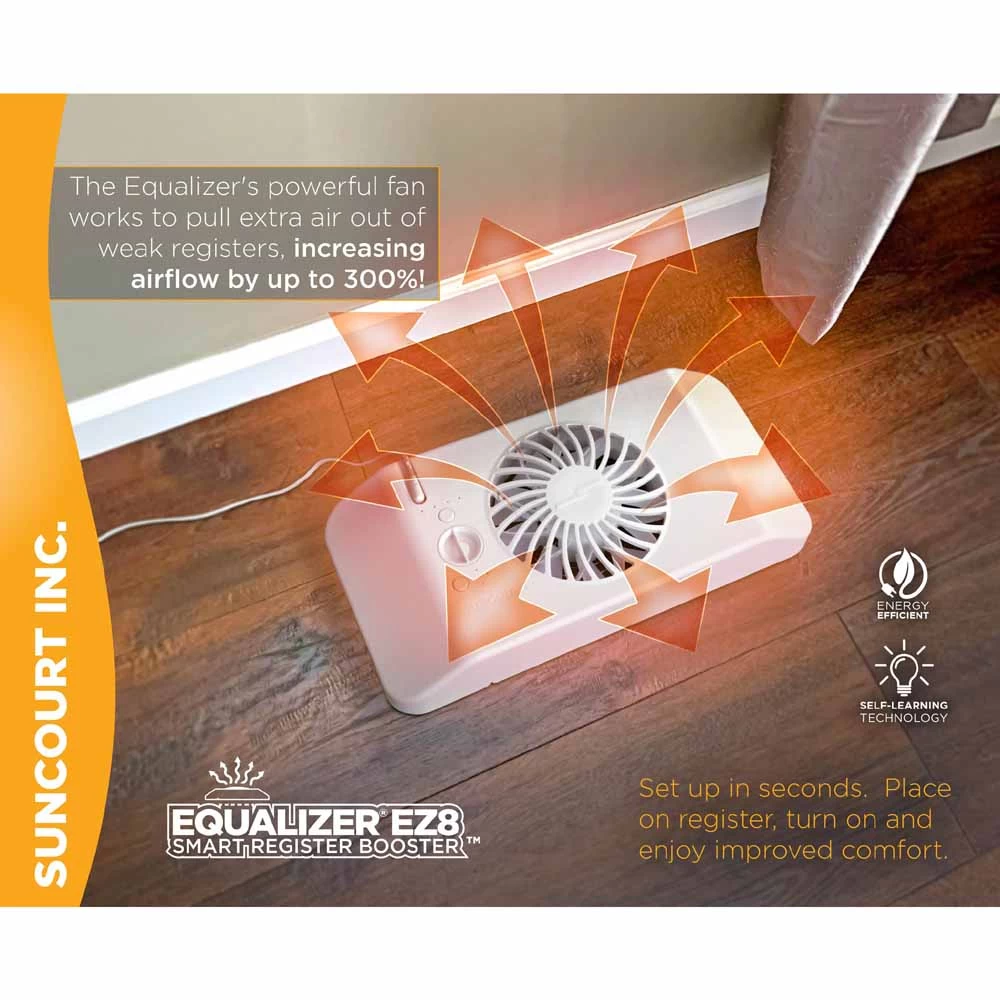 Suncourt Equalizer EZ8 Smart Register Booster Fan 3 Suncourt Equalizer EZ8 Smart Register Booster Fan - Image 3