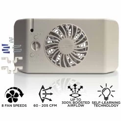 Suncourt Equalizer EZ8 Smart Register Booster Fan With Wall Mount Kit