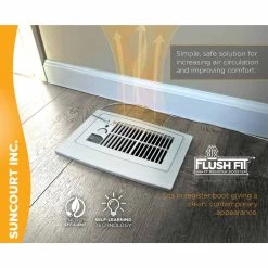Suncourt Flush Fit Smart Register Booster Fan With Adaptor Plate -Electric Fan Promotion Store suncourt flush fit smart register booster fan with adaptor plate 13