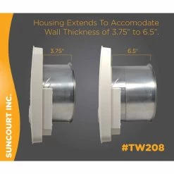 Suncourt ThruWall Room To Room Fan Hard Wire -Electric Fan Promotion Store suncourt thruwall room to room fan hard wire 14