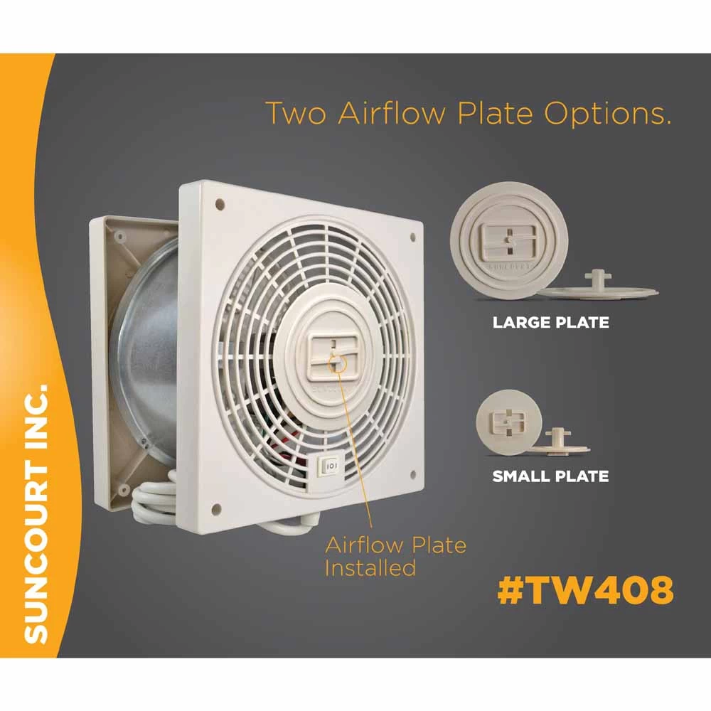 Suncourt ThruWall Room To Room Fan With Airflow Adaptors Plates 6 Suncourt ThruWall Room To Room Fan With Airflow Adaptors Plates - Image 6