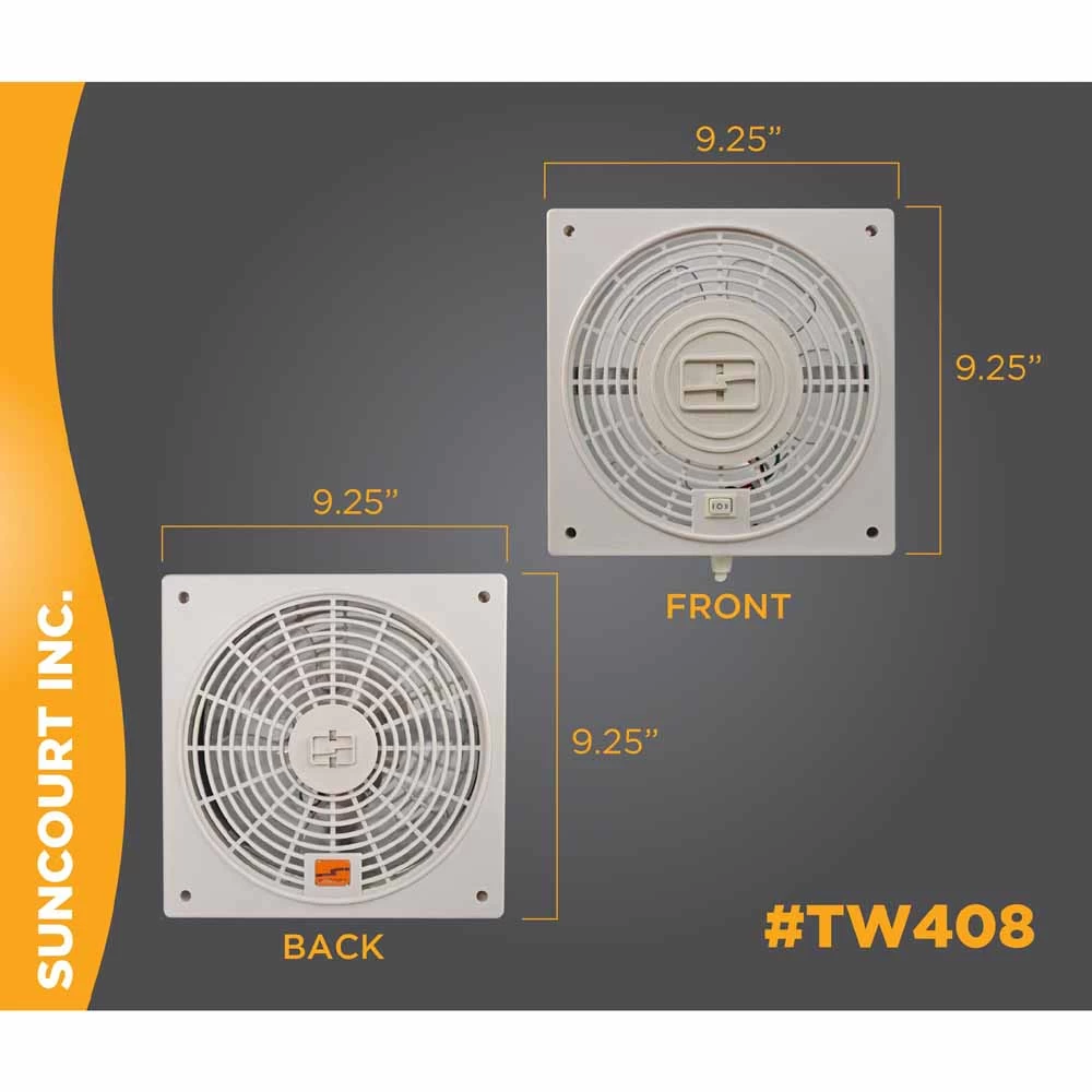 Suncourt ThruWall Room To Room Fan With Airflow Adaptors Plates 7 Suncourt ThruWall Room To Room Fan With Airflow Adaptors Plates - Image 7
