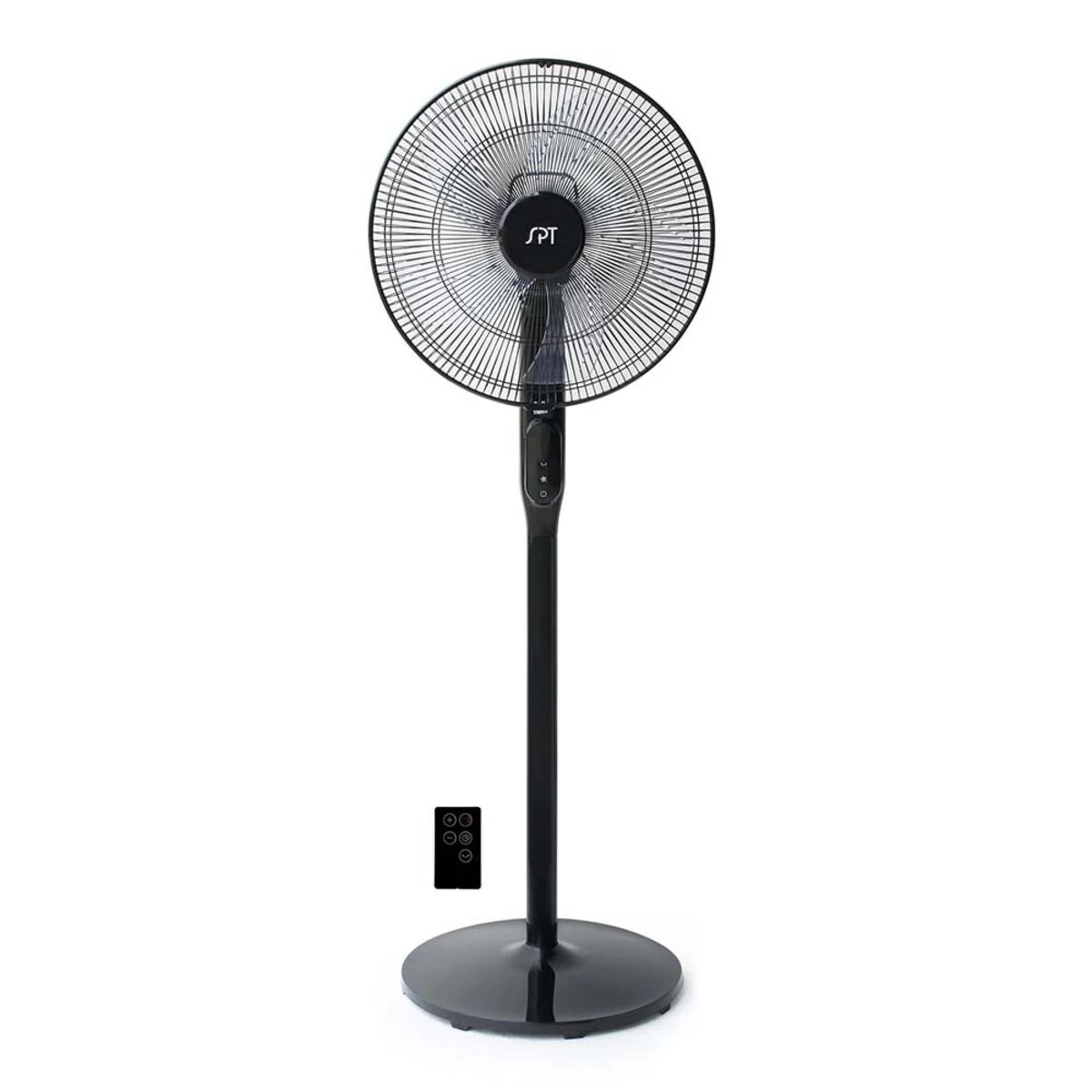 Sunpentown 16in DC-Motor Energy Saving Stand Fan With Remote And Timer - Piano Black 1 Sunpentown 16in DC-Motor Energy Saving Stand Fan With Remote And Timer - Piano Black