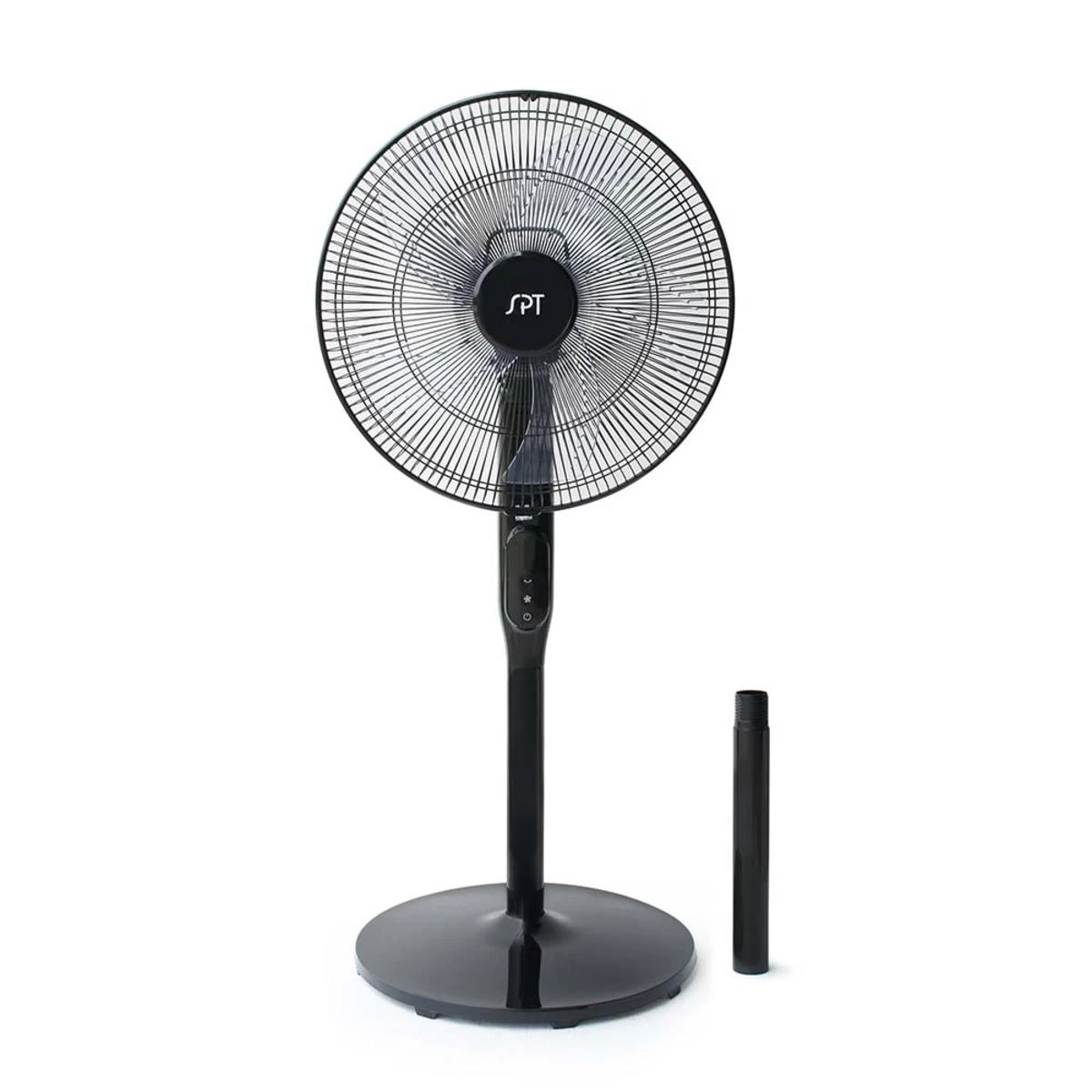 Sunpentown 16in DC-Motor Energy Saving Stand Fan With Remote And Timer - Piano Black 2 Sunpentown 16in DC-Motor Energy Saving Stand Fan With Remote And Timer - Piano Black - Image 2