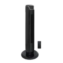 Sunpentown 36in Tower Fan With Remote And Timer In Black