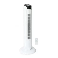 Sunpentown 36in Tower Fan With Remote And Timer In White