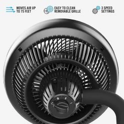 Electric Fan Promotion Store -Electric Fan Promotion Store vornado 623 mid size whole room air circulator fan black 101