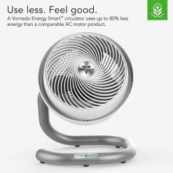 Vornado 623DC Polar Energy Smart Mid-Size Air Circulator Fan With Variable Speed Control - White -Electric Fan Promotion Store vornado 623dc polar energy smart mid size air circulator fan with variable speed control white 116