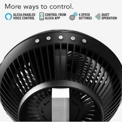Vornado 660 AE Large Whole Room Works 4 Speeds Air Circulator Fan With Alexa Enabled - Black -Electric Fan Promotion Store vornado 660 ae large whole room works 4 speeds air circulator fan with alexa enabled black 19