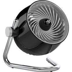 Vornado Pivot3 Compact Air Circulator Fan With Pivoting Axis, 3 Speed Settings, Removable Grill For Cleaning - Black