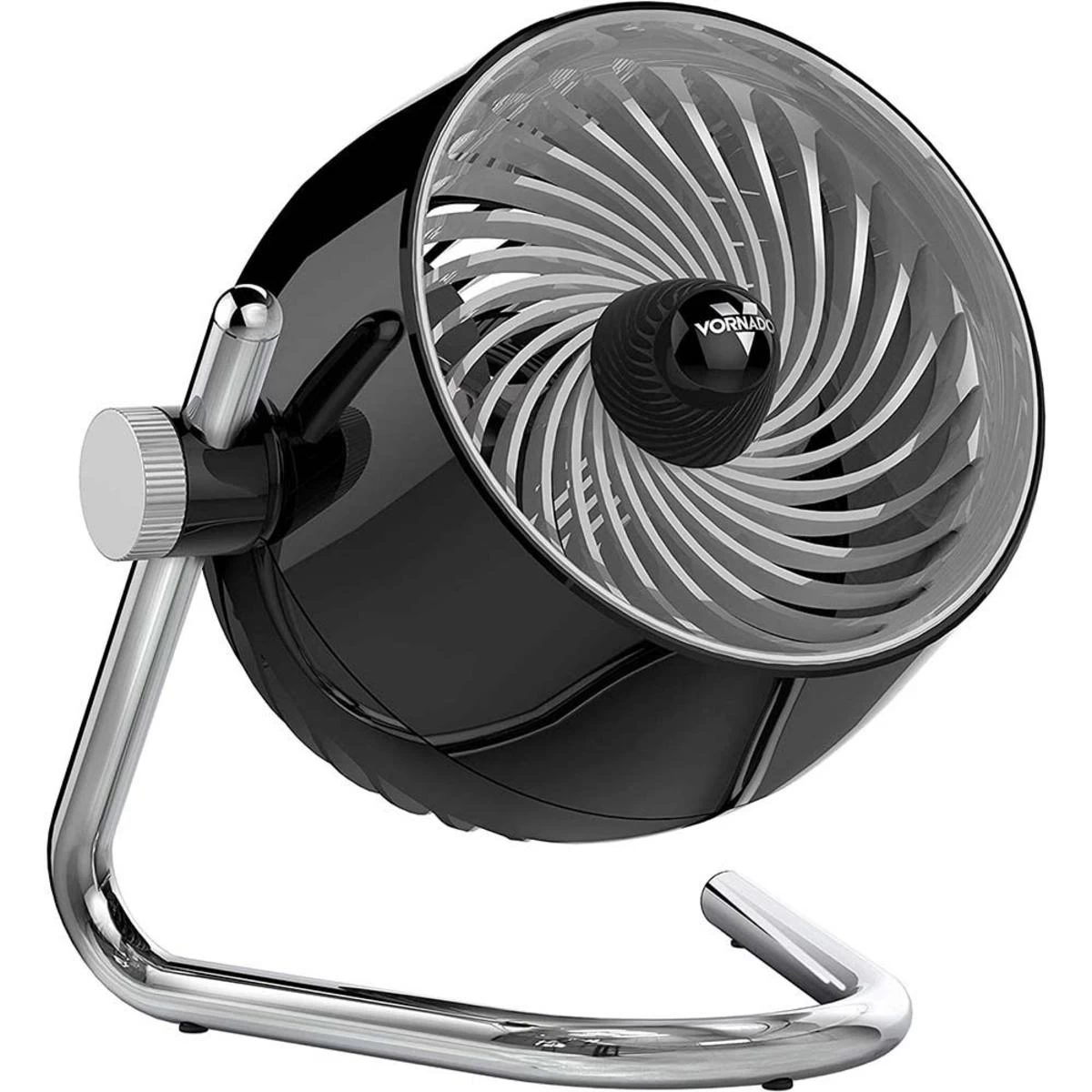 Vornado Pivot3 Compact Air Circulator Fan With Pivoting Axis, 3 Speed Settings, Removable Grill For Cleaning - Black 1 Vornado Pivot3 Compact Air Circulator Fan With Pivoting Axis, 3 Speed Settings, Removable Grill For Cleaning - Black