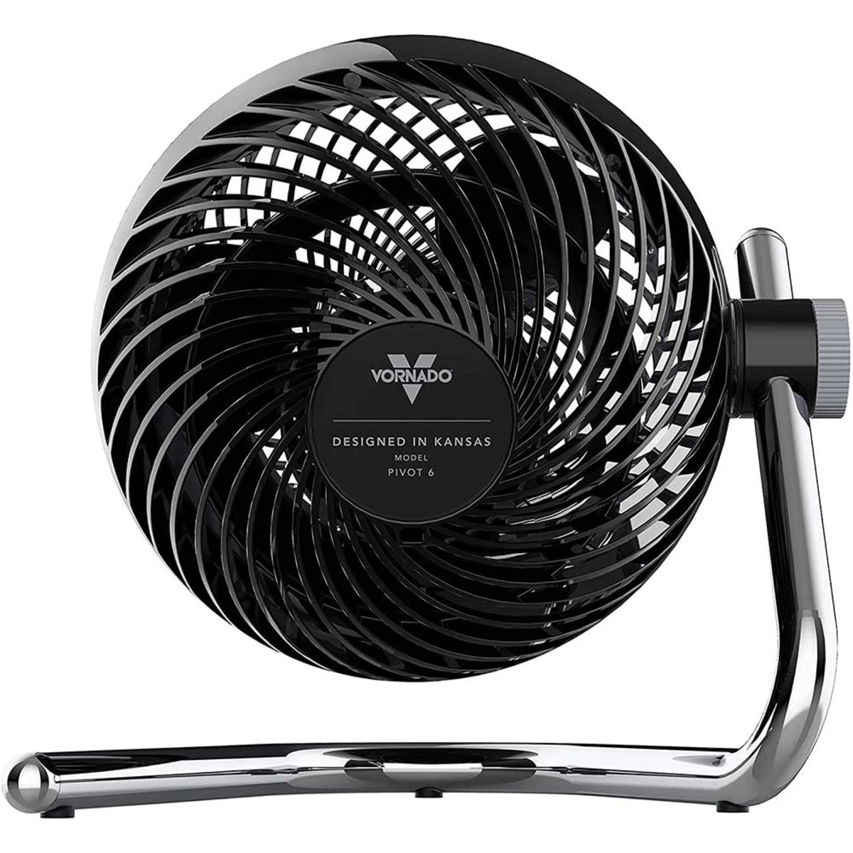 Vornado Pivot6 Whole Room Air Circulator Fan With 4 Speeds, Remote Control, Rotating Axis - Black 2 Vornado Pivot6 Whole Room Air Circulator Fan With 4 Speeds, Remote Control, Rotating Axis - Black - Image 2