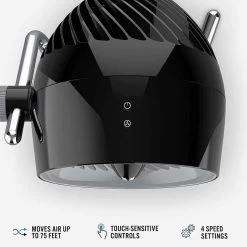 Vornado Pivot6 Whole Room Air Circulator Fan With 4 Speeds, Remote Control, Rotating Axis - Black 8 Vornado Pivot6 Whole Room Air Circulator Fan With 4 Speeds, Remote Control, Rotating Axis - Black -Electric Fan Promotion Store vornado pivot6 whole room air circulator fan with 4 speeds remote control rotating axis black 102