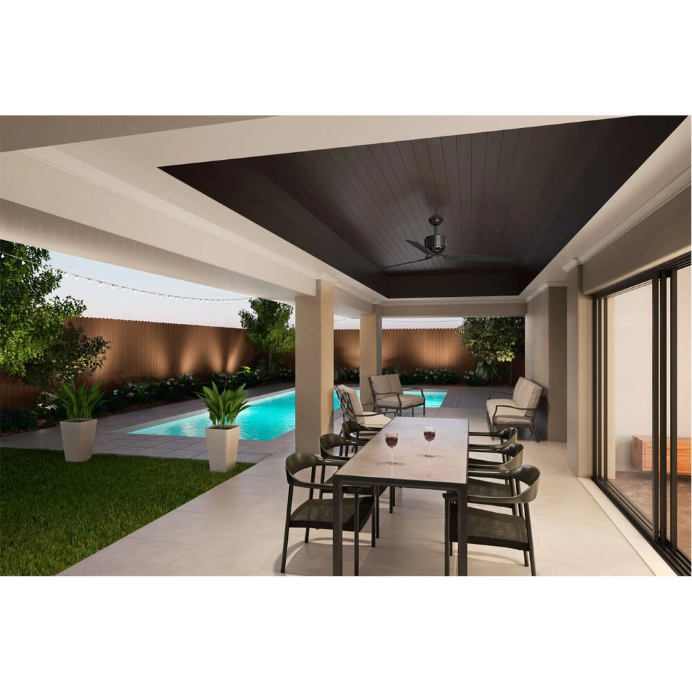 HFC 72 Inch Matte Black Outdoor Ceiling Fan 3 HFC 72 Inch Matte Black Outdoor Ceiling Fan - Image 3