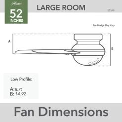 Shady Grove 52 Inch Noble Bronze With Barnwood/Golden Maple Blades Ceiling Fan -Electric Fan Promotion Store xhtbkz0rv1diupglexmb