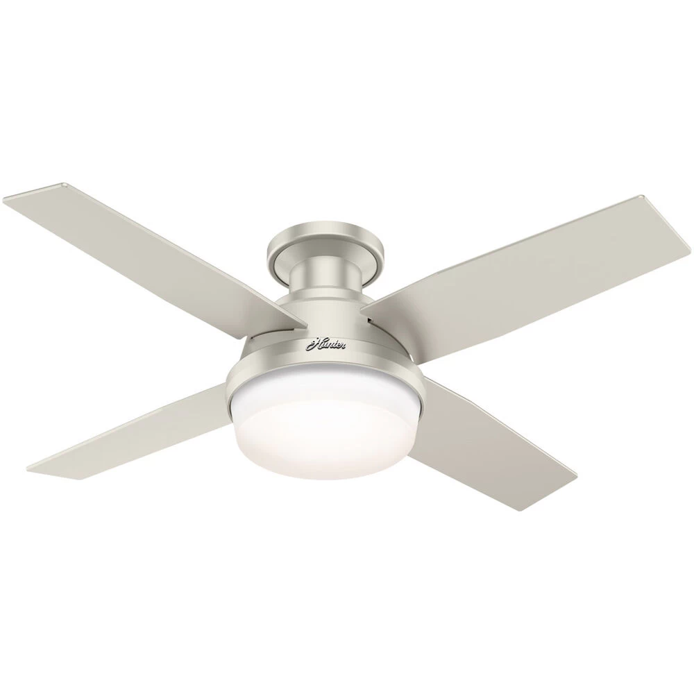 Dempsey 44 Inch Matte Nickel With Matte Nickel/Walnut Blades Outdoor Ceiling Fan 1 Dempsey 44 Inch Matte Nickel With Matte Nickel/Walnut Blades Outdoor Ceiling Fan